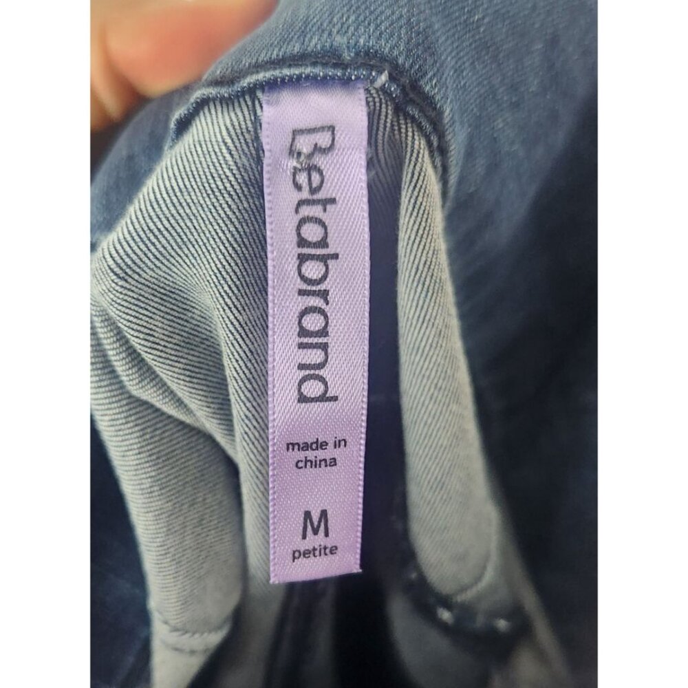 Betabrand Women's Sz. M Farah Wide Leg Jeans in Canyon Wash - Picture 5 of 6